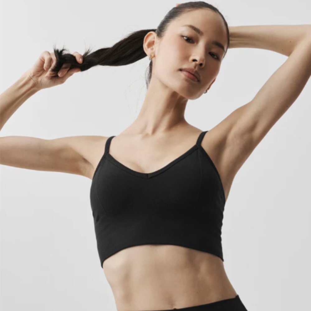 Alo Yoga Delight Bralette (Black, size L)
